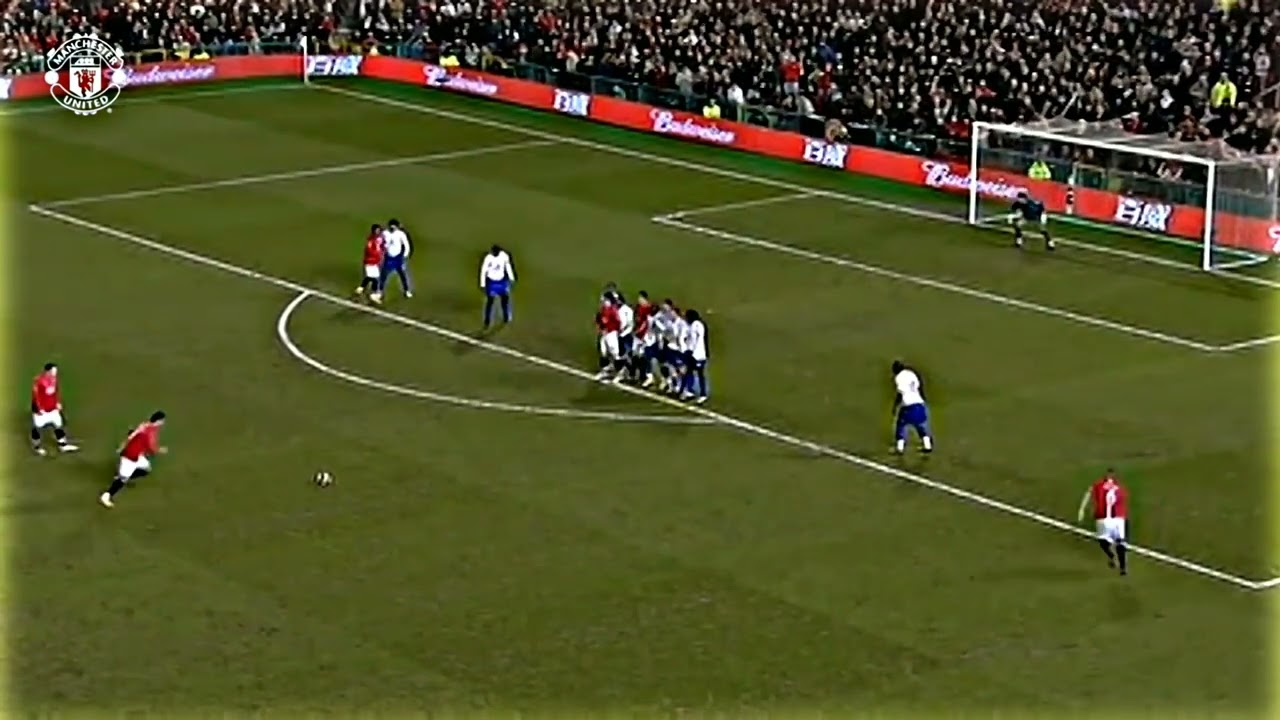 Ronaldo Freekick & Celebration vs Portsmouth | 4K UHD Free Clip for Edit