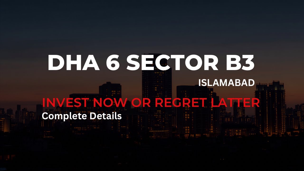 DHA 6 Sector B3 Islamabad | Best Time to Invest | Marine Drive & 2nd House Construction started