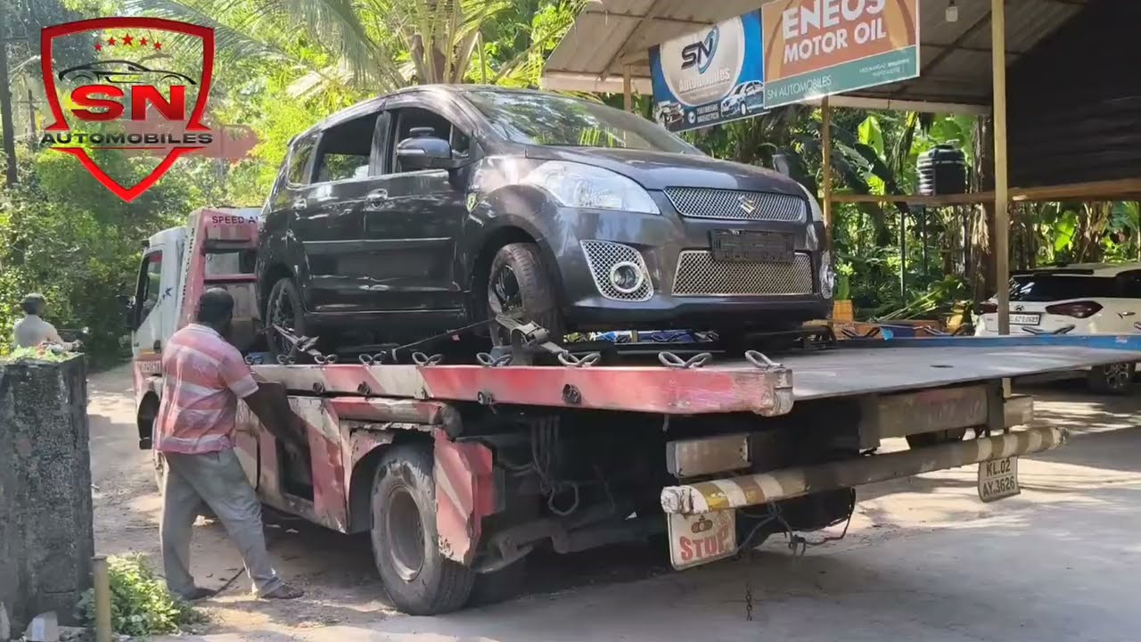 Oil ഇല്ലാതെ പണികിട്ടി. ത്രിശൂർ Ertiga engine work part 1.