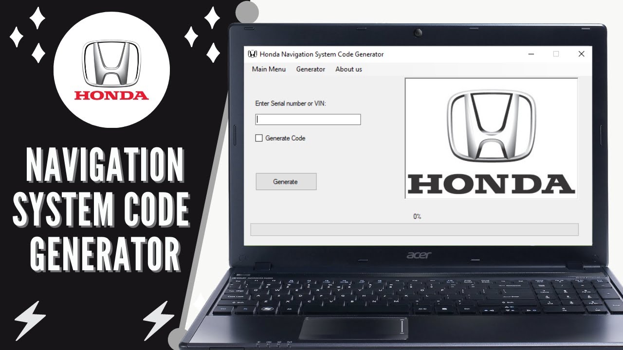 Honda Navigation System Code Generator - Retrieve Your Honda Radio