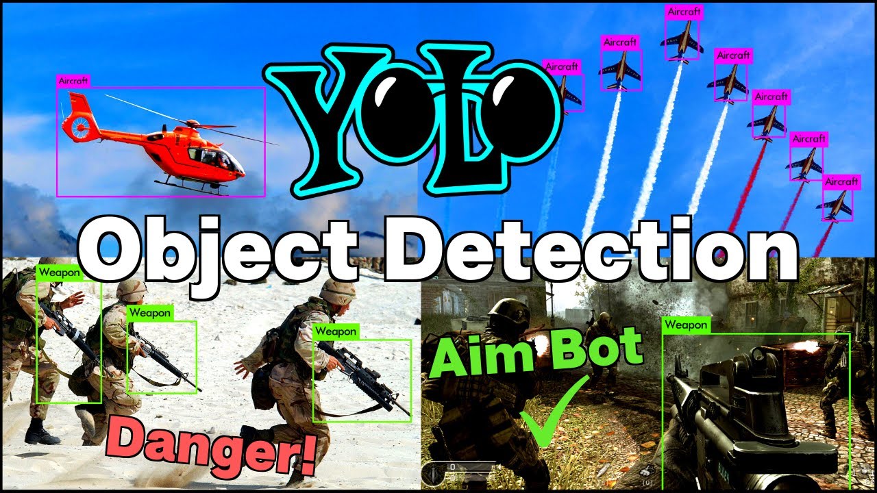 Детектор объектов Train YOLOv3 с Darknet | Aimbot и камерой видеонаблюдения | Быстро и просто