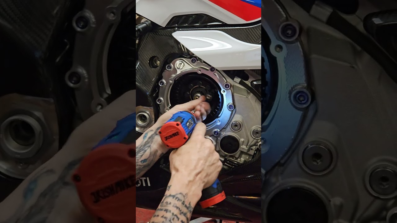 STM Dry Slipper Clutch Conversion Kit for BMW S1000RR / M1000RR / R / XR 2020+ full installation