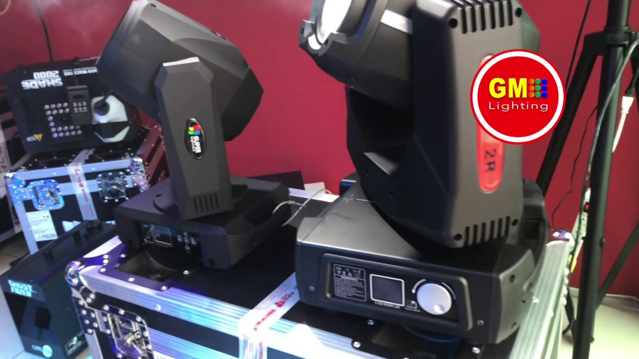 Beam 2r SuperBright & 2R Lite Tek Comparativa! luces pequeñas pero potentes