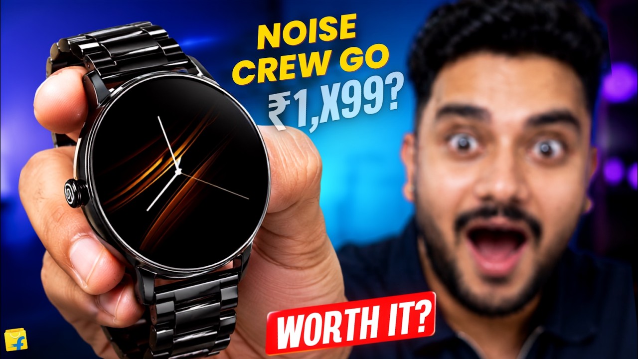 Noise Crew Go Review 🔥 Best Round Dial Smartwatch Under ₹2000? Bluetooth Calling + Metal Strap