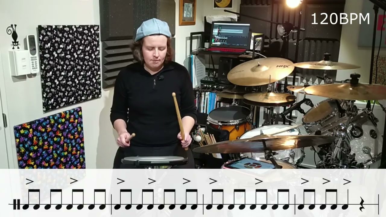 Low Moeller Technique Development Exercises (drum tutorial)
