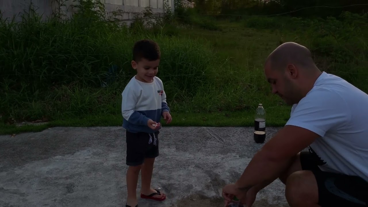 BALA NO REFRIGERANTE, EXPERIÊNCIA COM PEDRINHO..