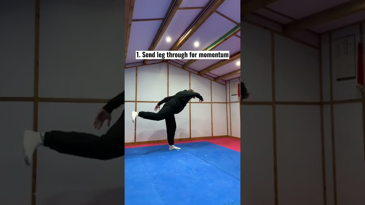 Jin Mori cartwheel kick tutorial✅#shorts