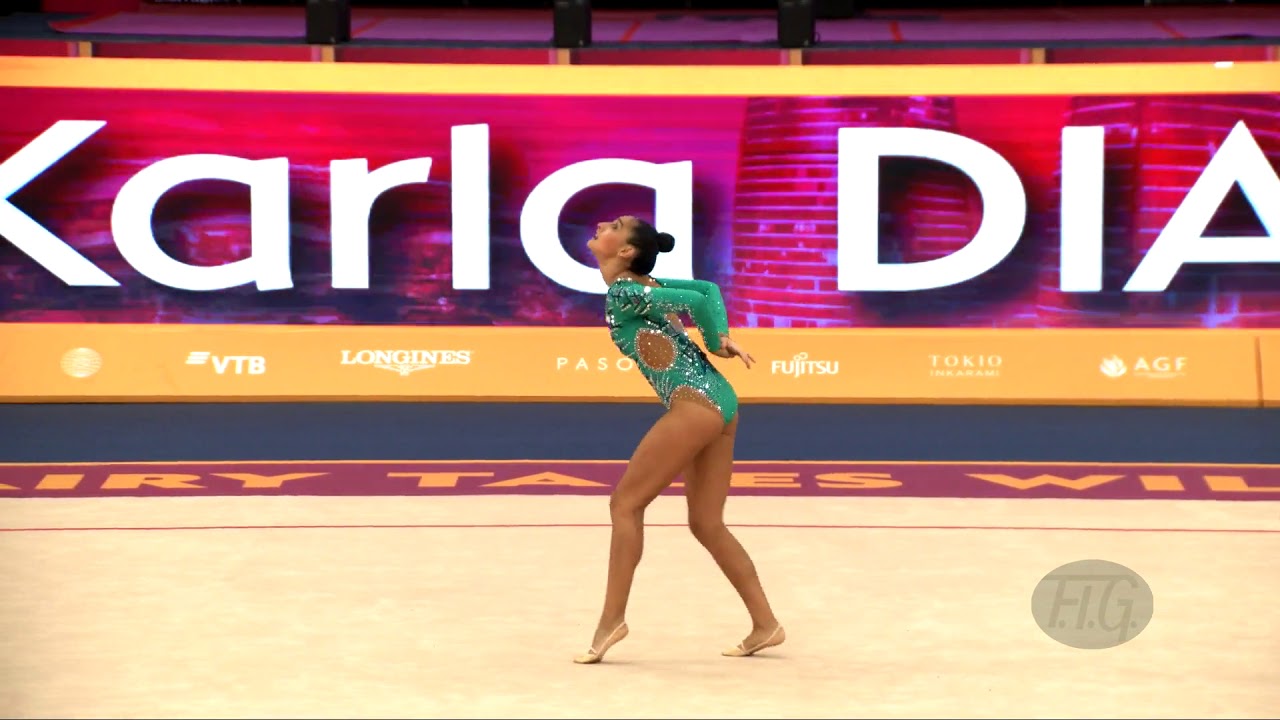 DIAZ Karla (MEX) - 2019 Rhythmic Worlds, Baku (AZE) - Qualifications Ball