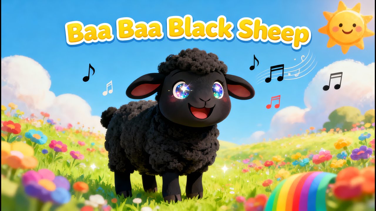 BA BA BLACK SHEEP CHILDREN NURSERY RHYME