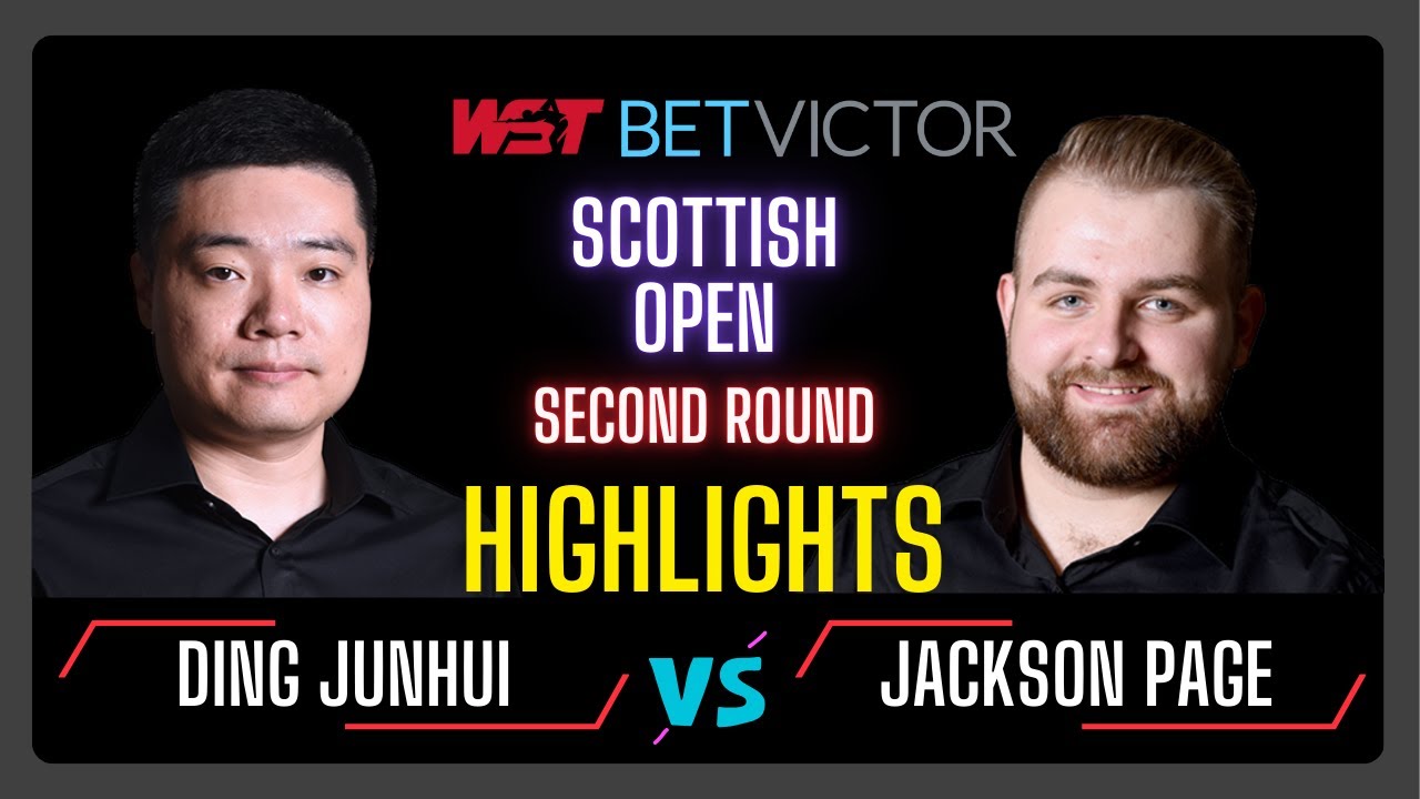Ding Junhui vs Jackson Page | Round 2 Highlights | Scottish Open 2024 #snooker2024 #snooker