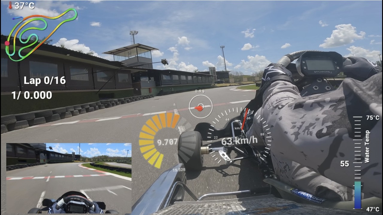 Treino no calor de Janeiro. kARTÓDROMO DE Volta Redonda