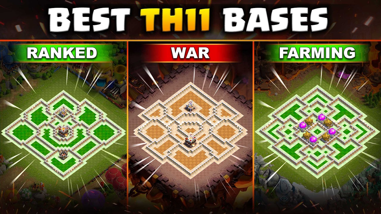 TH11 Base Design That Defends EVERYTHING! Best Town Hall 11 Base (War, Farming, & Ranked)