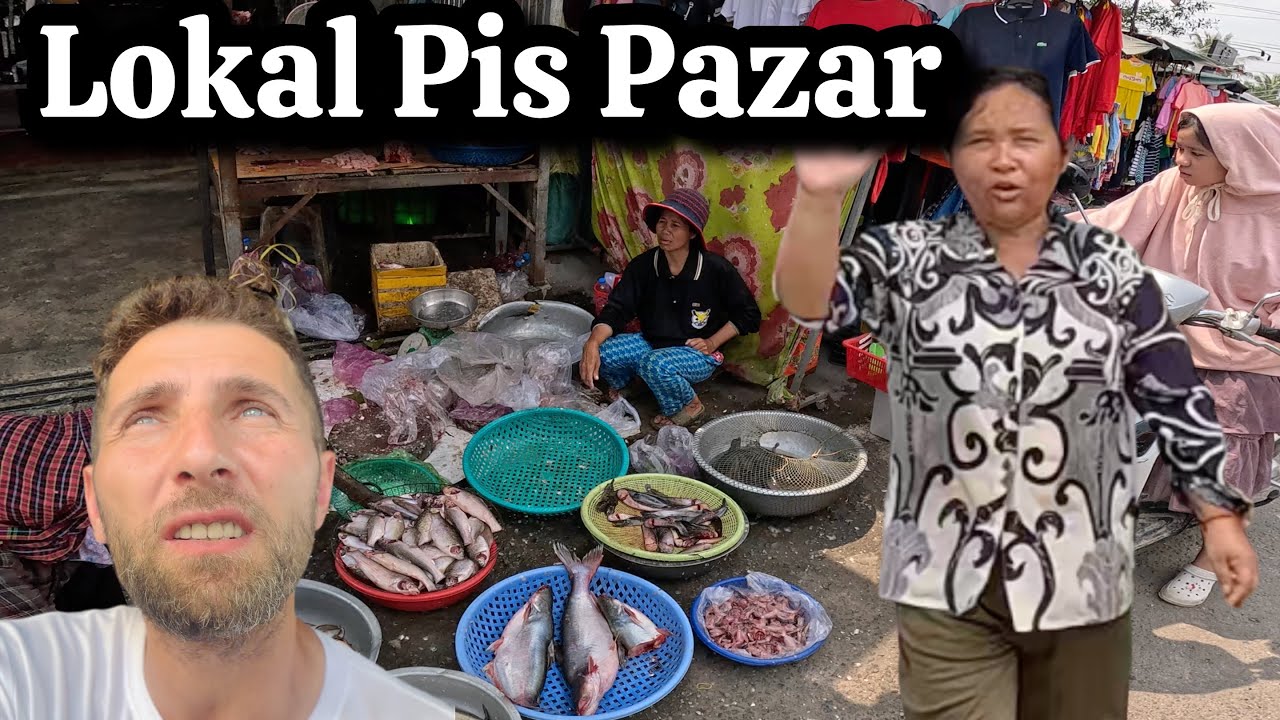 Kamboçya’da En Lokal ve En Pis Pazara Geldim | Bakın Neler Yiyorlar | 🇰🇭-135