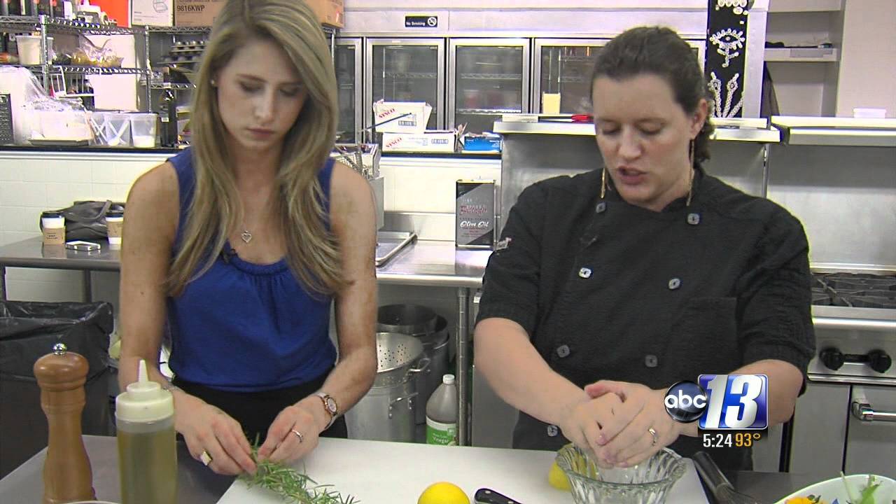 Using Local Ingredients to Make Summer Salad & Vinaigrette