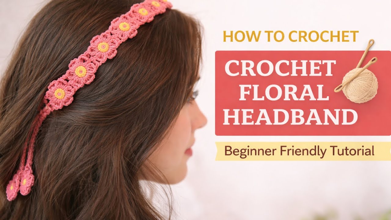 Flower Hairband | Step By Step Tutorial 