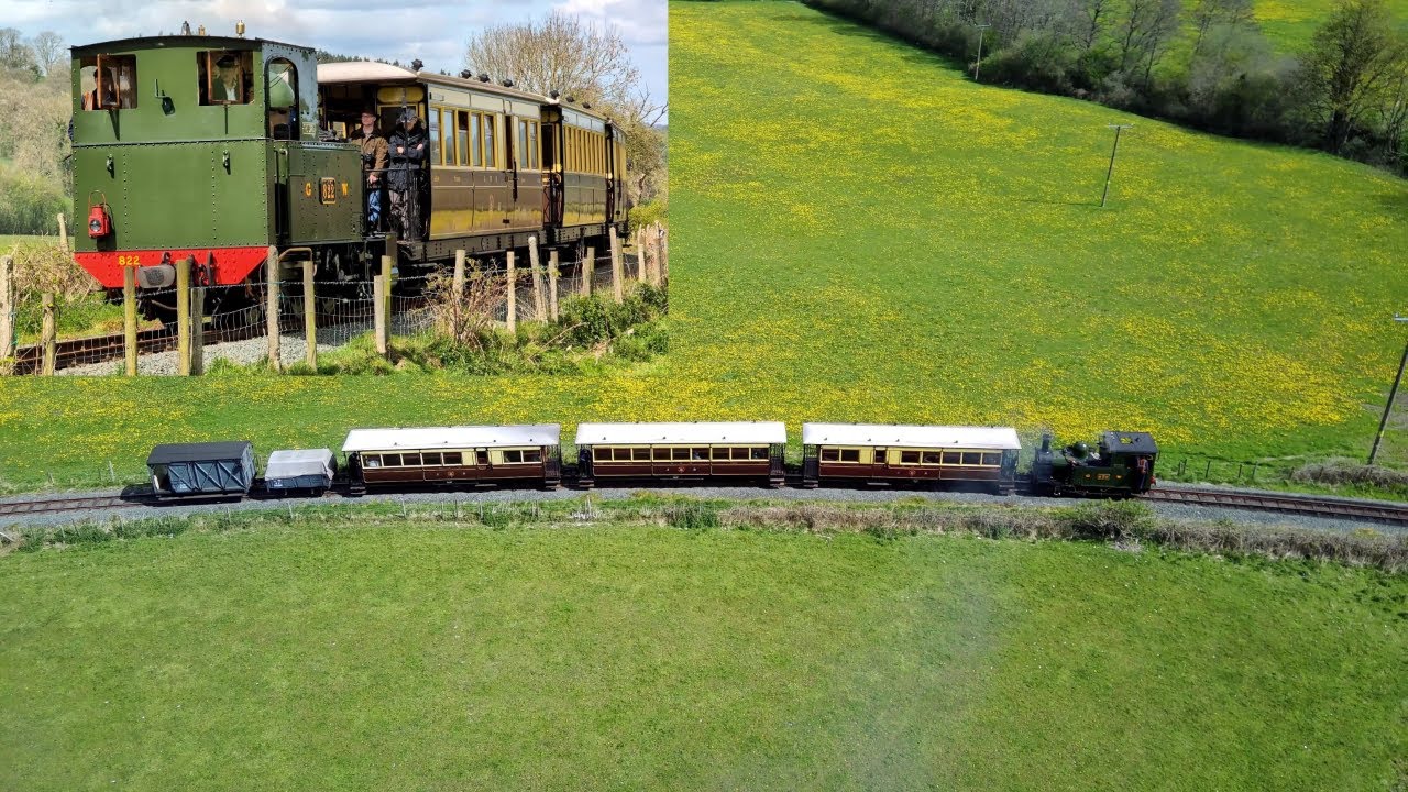 Welshpool & Llanfair Light Railway Vintage Weekend April 2024 The Earl Great Western Heritage Train