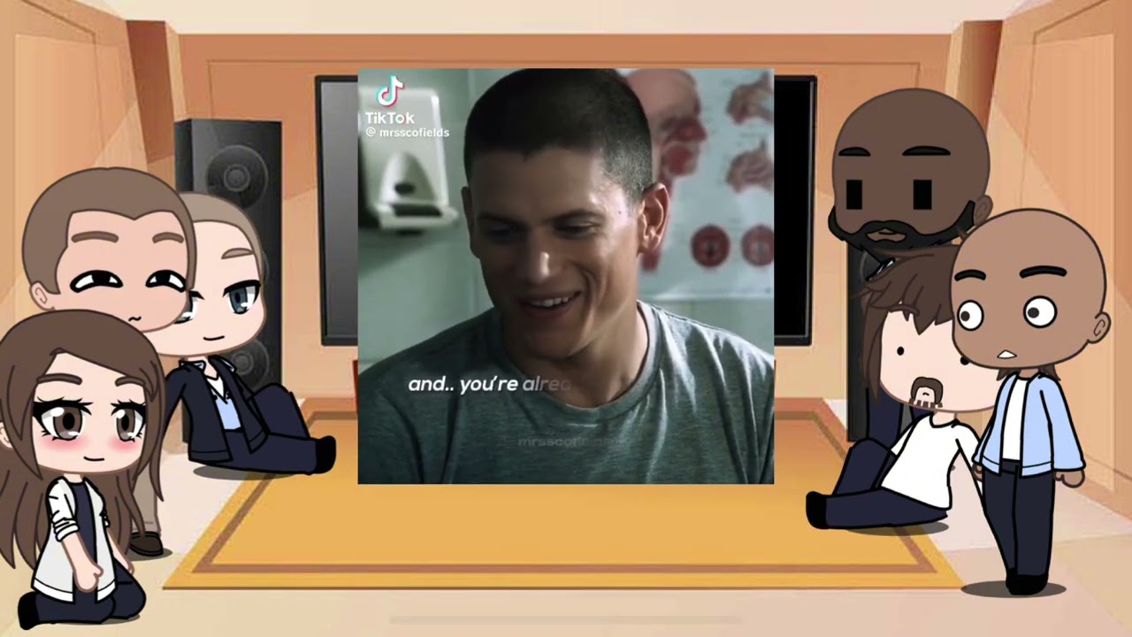 Past Prison break react to each other //pt 1// Michael and Lincoln