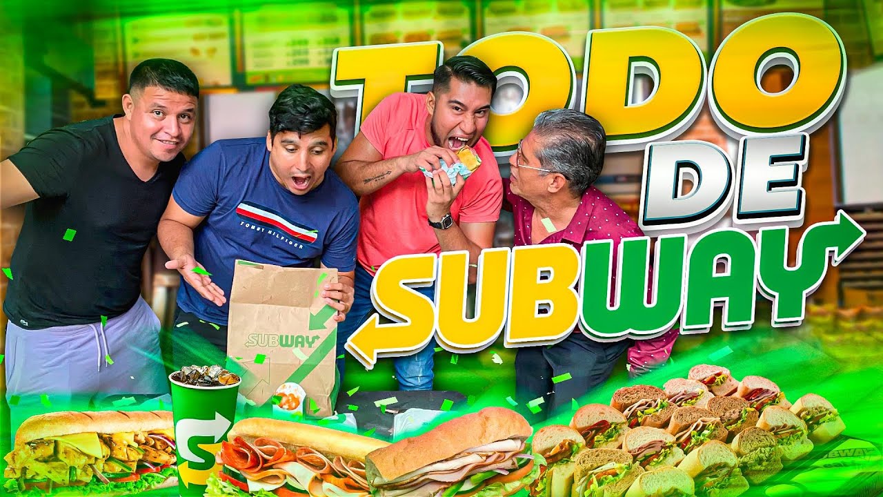 PROBAMOS TODO DEL SUBWAY 🥖🥗