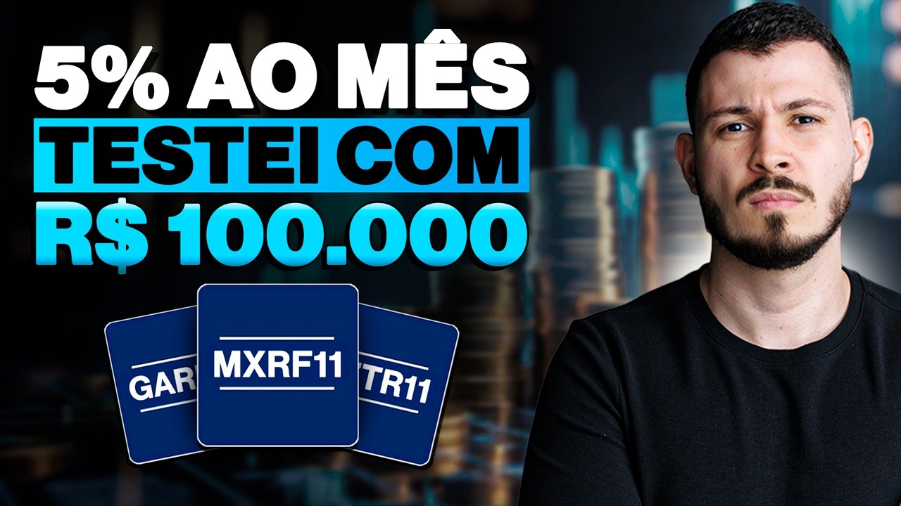 Essa Estratégia de FIIs promete 3% a 5% ao Mês! Testei com R$ 100 Mil