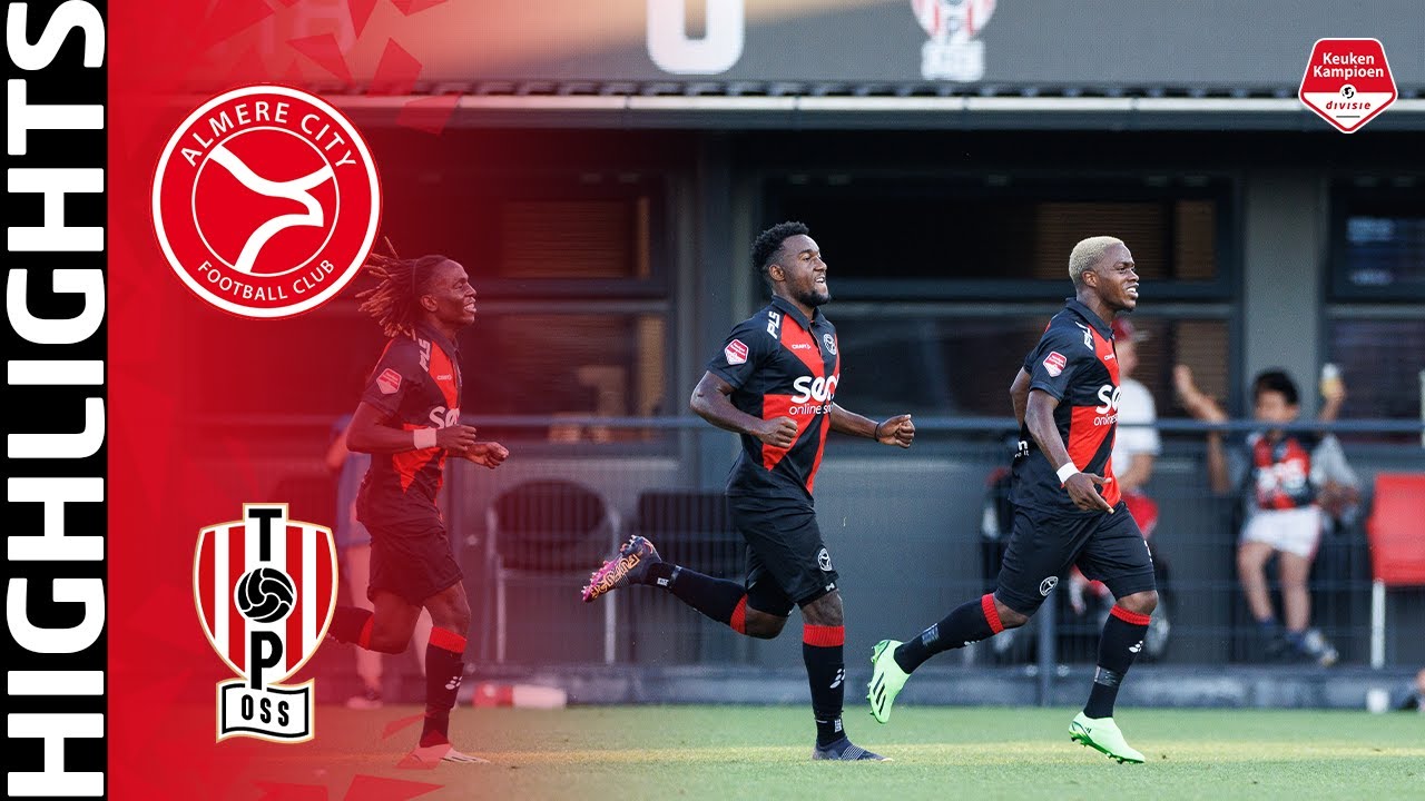 Samenvatting Almere City FC - TOP Oss (12-08-2022)