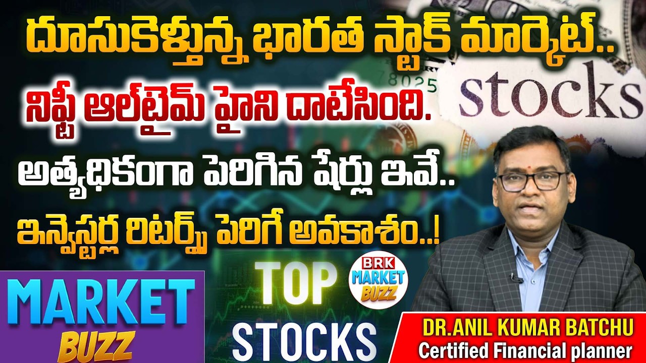 Analyst Anil Kumar Batchu Shares Latest Market | Nifty & Sensex | Stocks Market@BRK Market Buzz