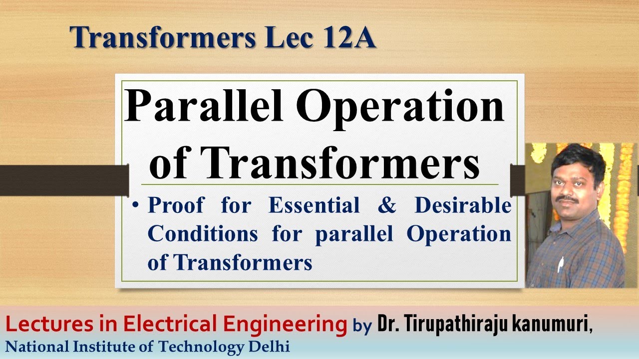 TF12A Parallel Operation of Transformers