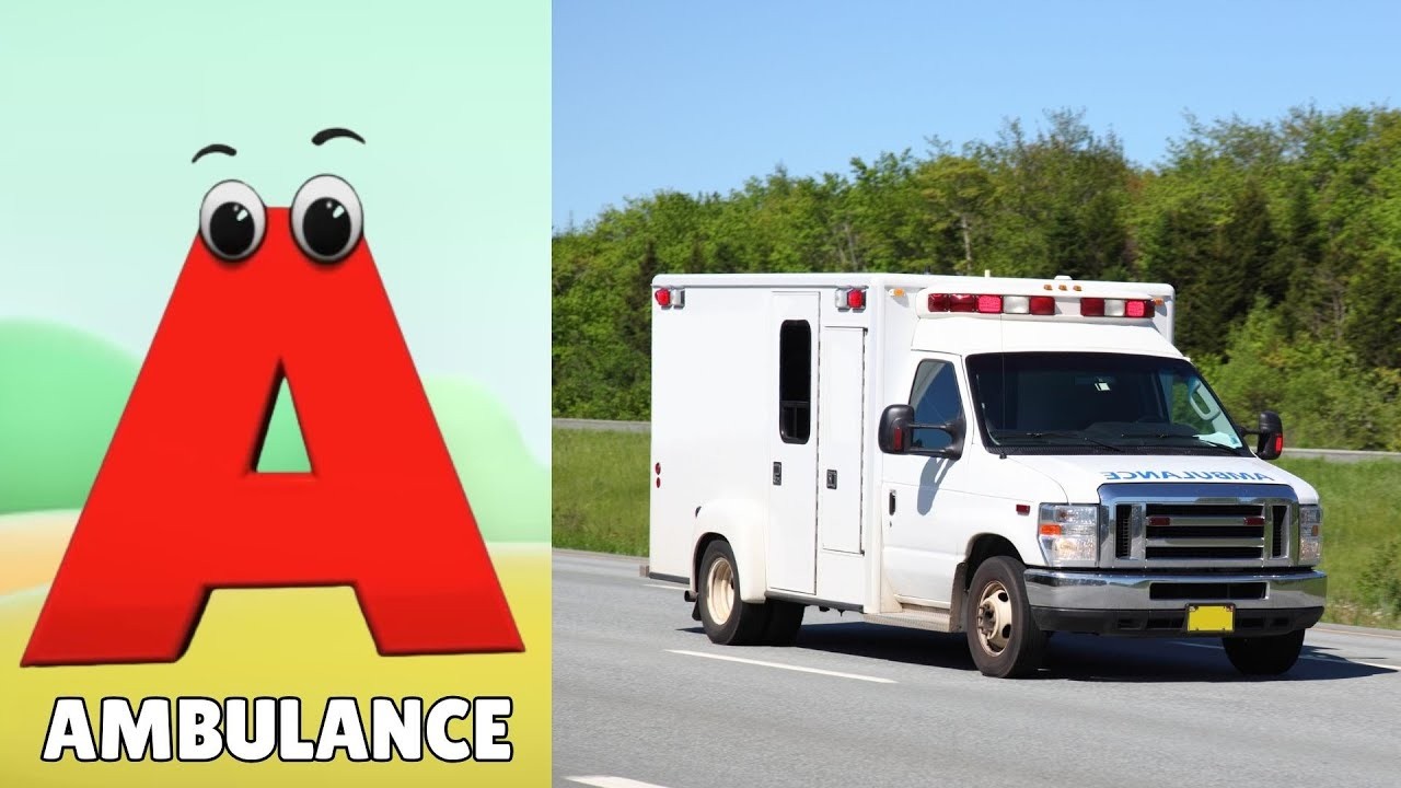 ABC Song Phonics, Transportation Song, ABC Song, Alphabet Educational Song A to Z for kids