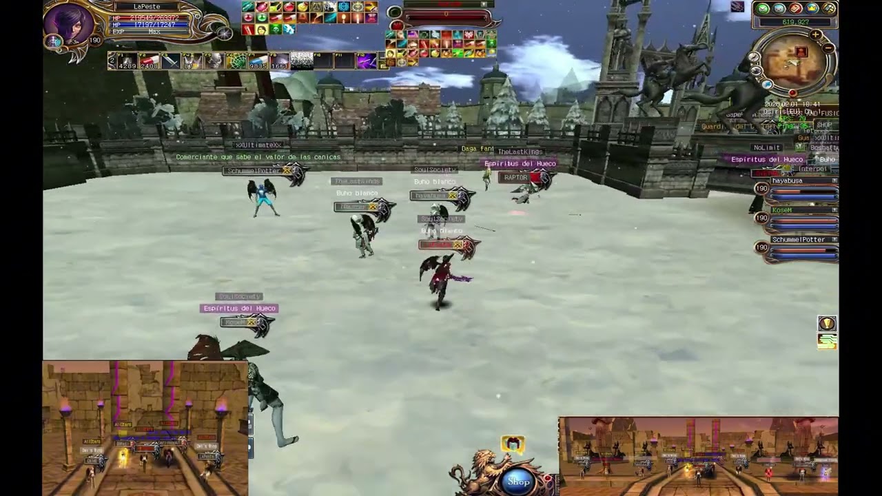Last Chaos PVP Knight & Rogue