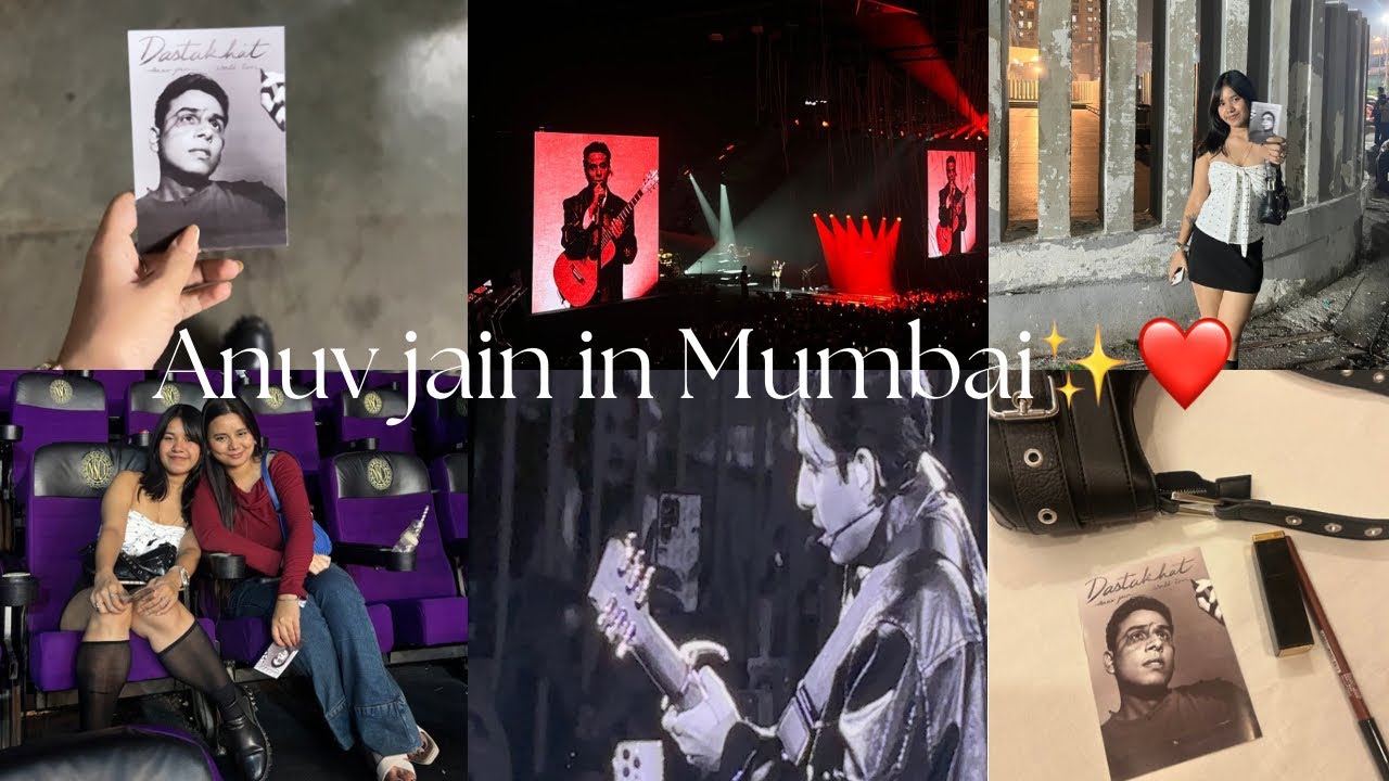 Went to Anuv jain concert 🎟️🎶|| Dastakhat✨|| 📍Mumbai tour