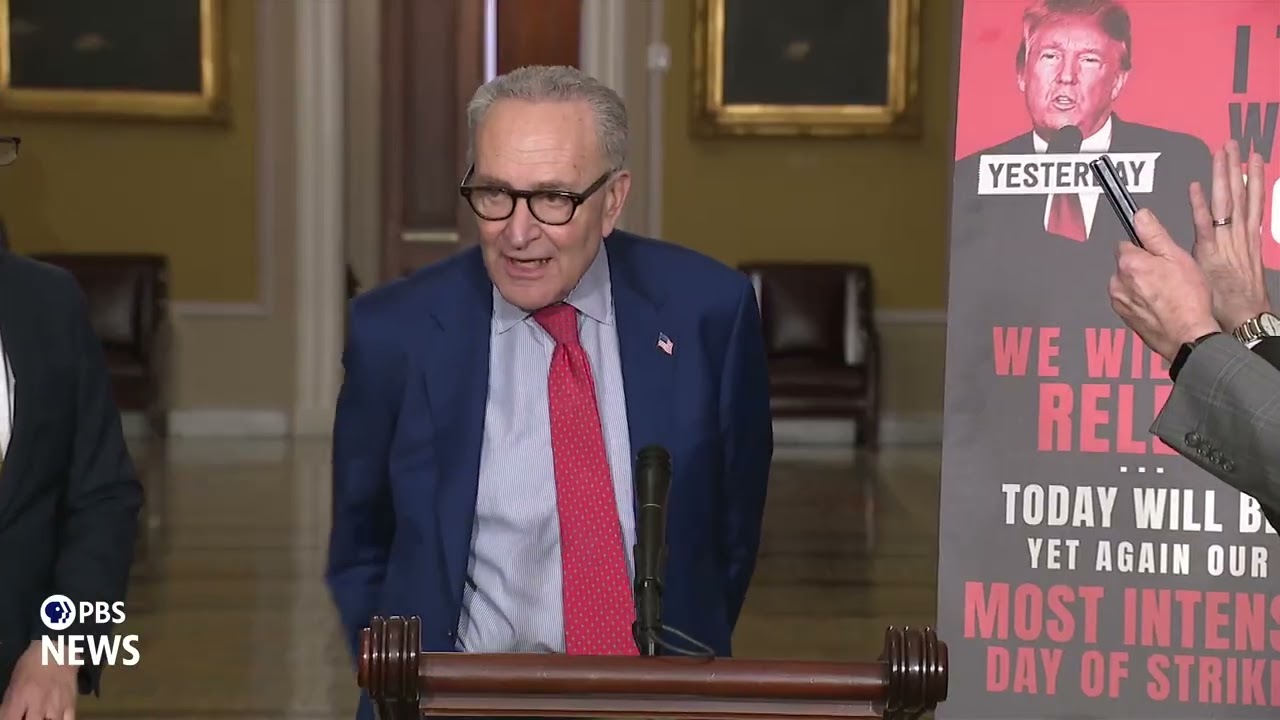 WATCH: Schumer says Trump's Iran war explanations grow 'more contradictory every hour'