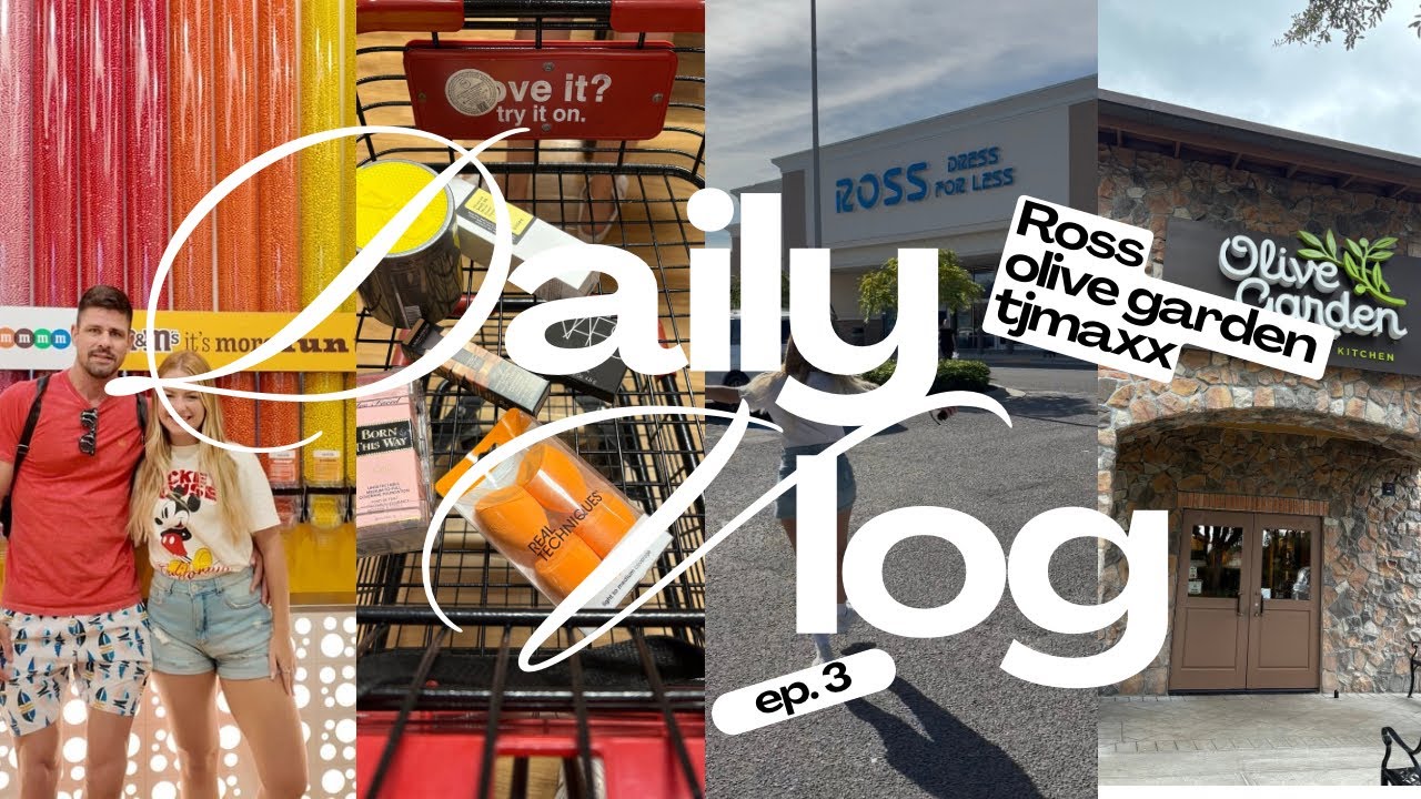 VLOG ORLANDO | ROSS, OLIVE GARDEN, TJMAXX 