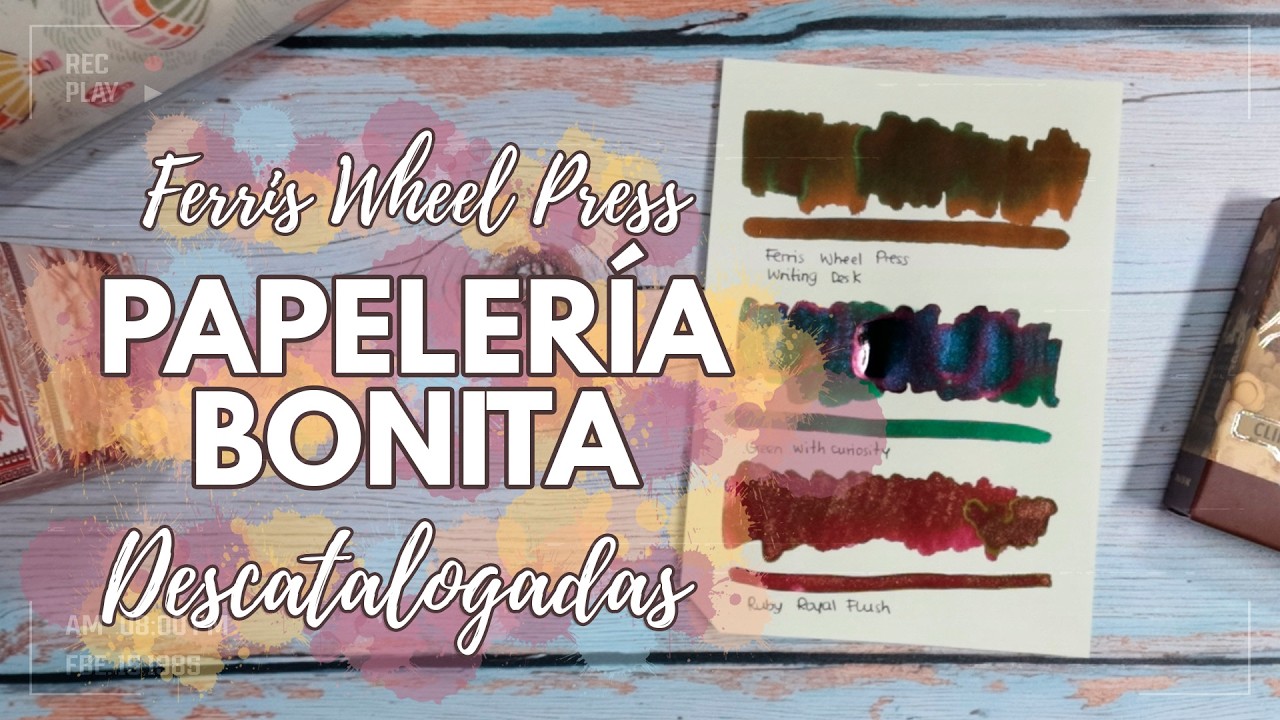 Pruebo TINTAS DESCATALOGADAS de @ferriswheelpress3796  que casi completan mi colecci&oacute;n