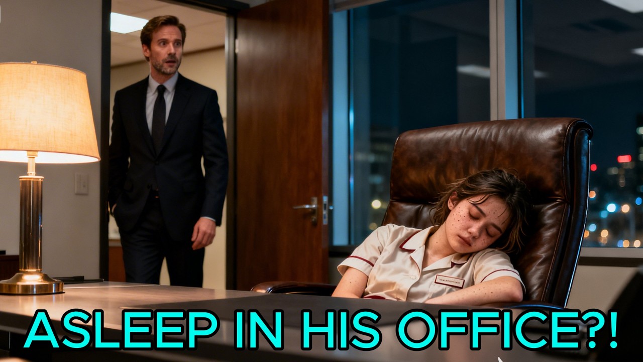 He Found a Waitress Asleep in His Office… What He Felt Next Shocked Him