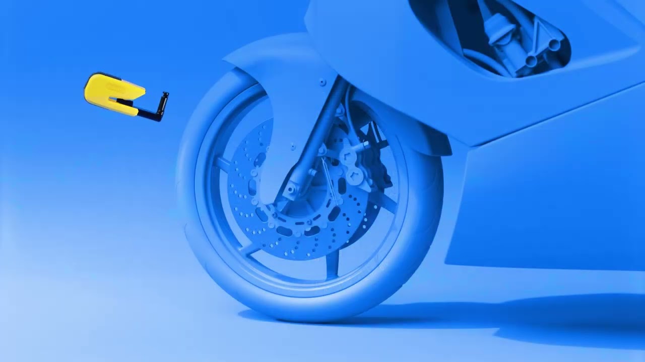 Smartes Bremsscheibenschloss mit Alarm | Motorradschloss GRANIT™ Detecto One 8078 von ABUS