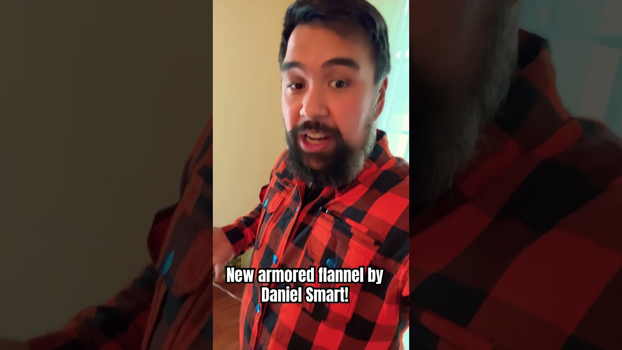 New armored flannel shirt by ​⁠Daniel Smart Manufacturing!
