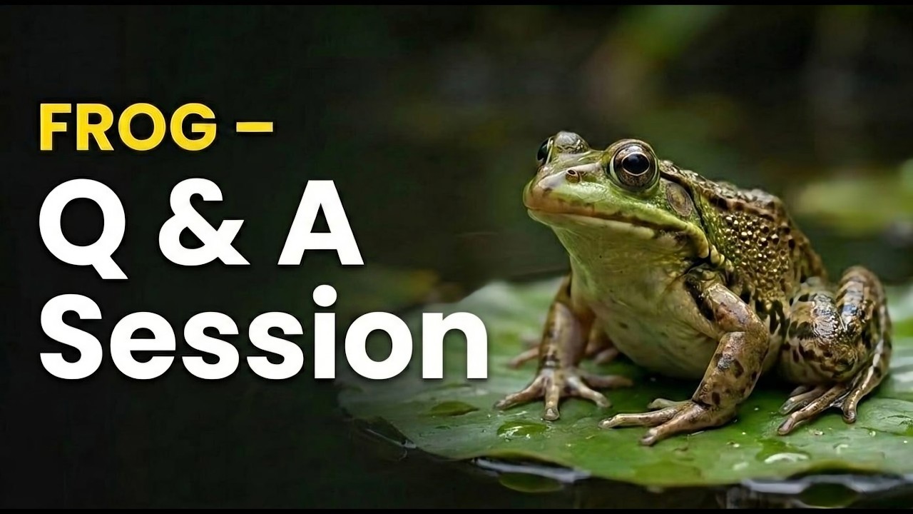 FROG | Lec-04 | NEET Biology  | Zoology  | Class 11 | Question Discussion