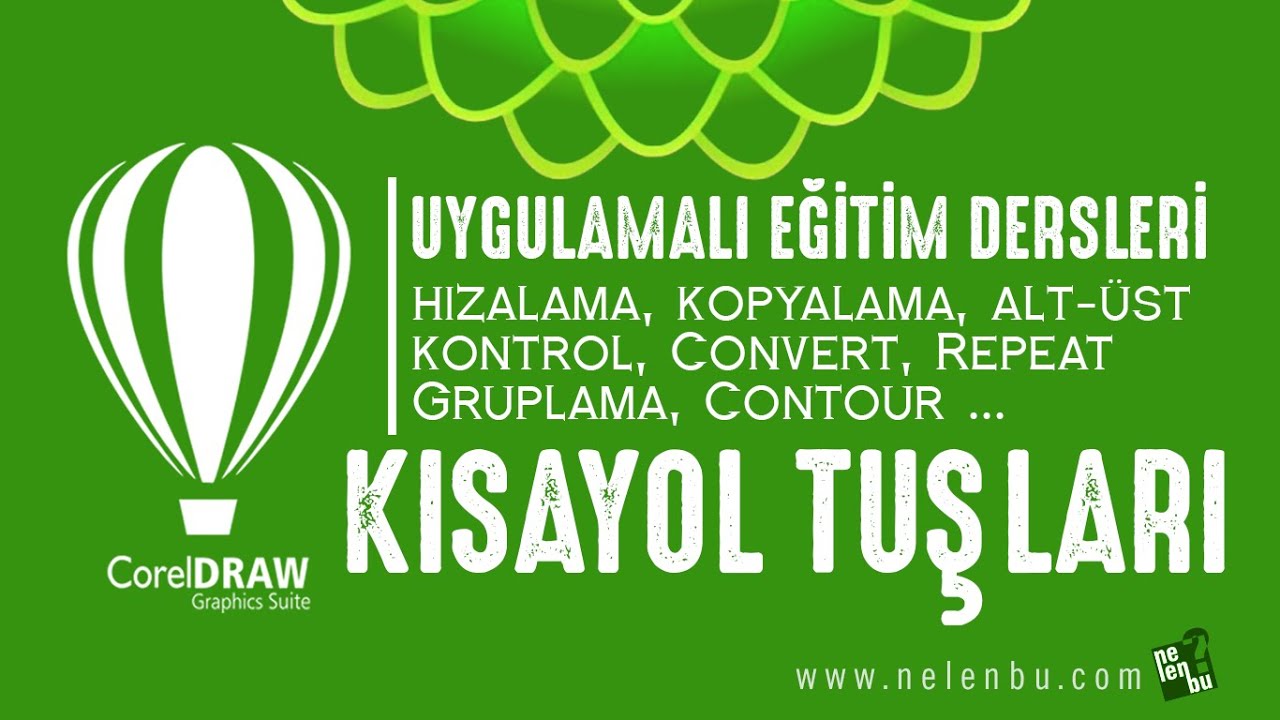Kısayol Tuşları ve Kontrol - Corel Draw Dersleri