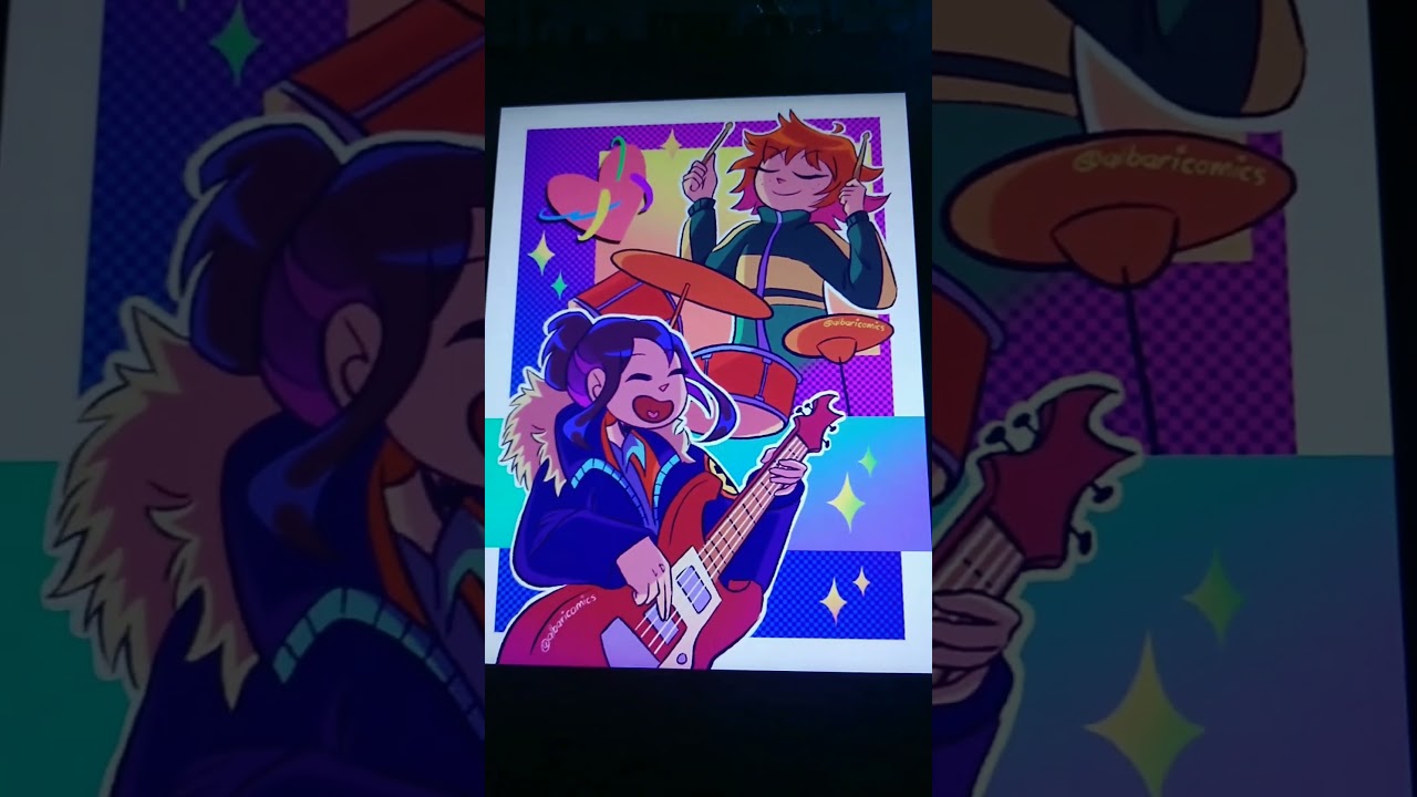 Knives & Kim scene✨ That's why they call it play 🥁🎸 #KnivesChau #KimPine #ScottPilgrim