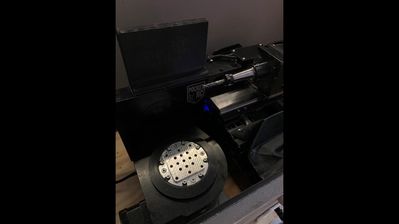 Pocket NC V2-10 low profile workholding solution - the cheesplate