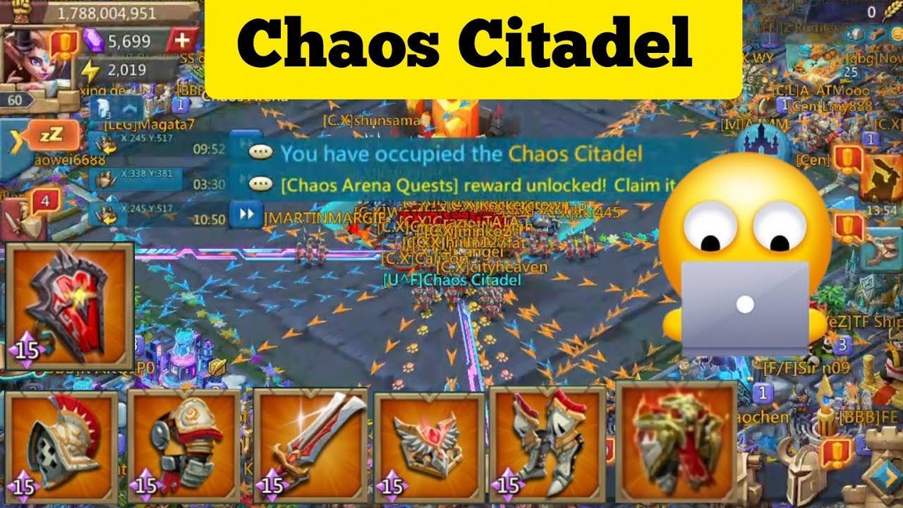 Chaos Arena Chaos Citadel Crazy Emperor Got Smash || Lords Mobile