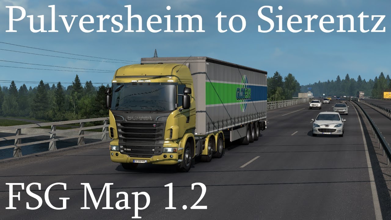 ETS2 FSG Map 1.2 Timelapse: Pulversheim to Sierentz