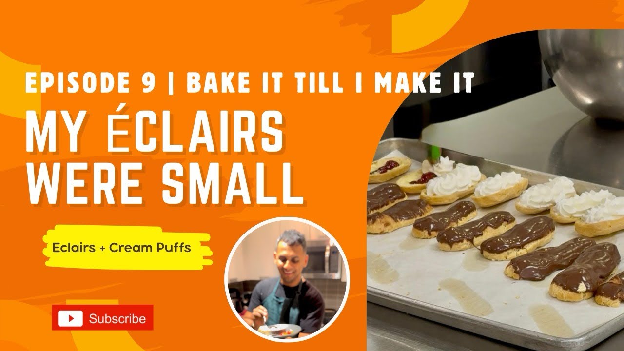 Episode 9: Éclairs, Cream Puffs & Soft Stories | Beginner Baking Journey