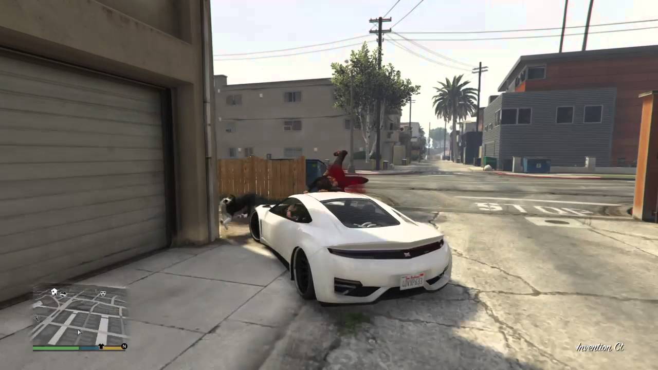 Grand Theft Auto V brutal crash