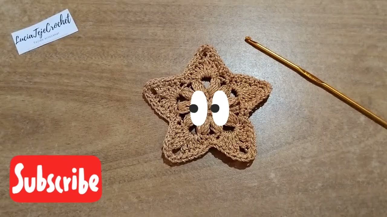 Tejiendo crochet  HOY Estrella paso a paso