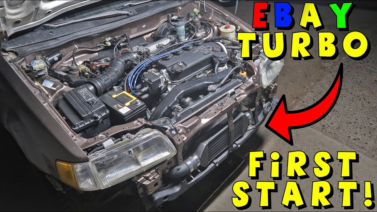 Rescued Wagon FIRST Start With EBAY Turbo Kit !!