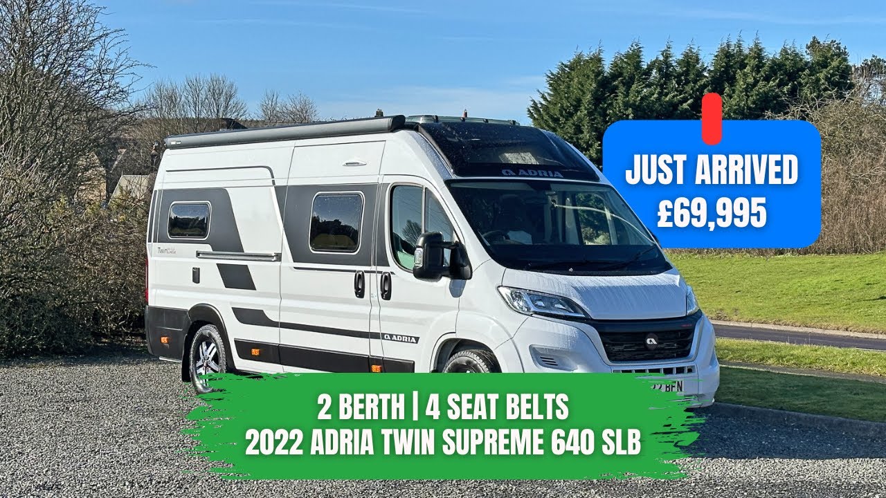 2022 Adria Twin Supreme 640 SLB Campervan | Walkaround Video