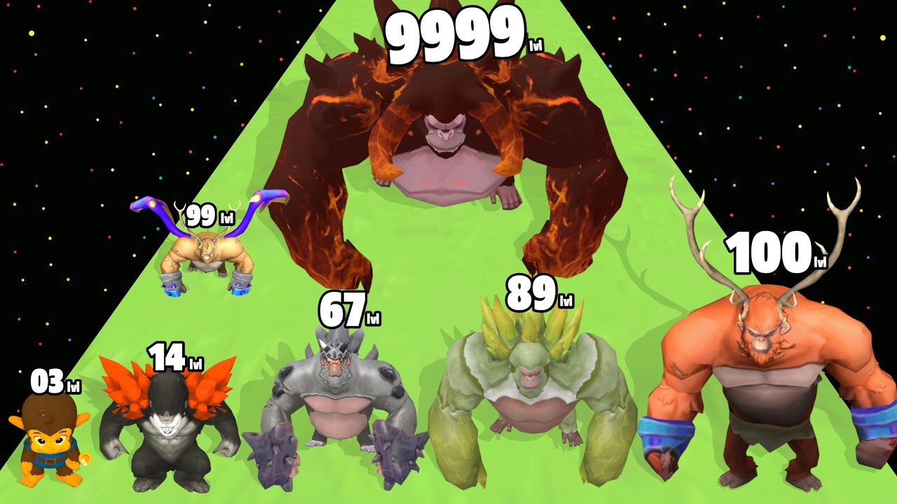 Ape Runner Evolution - Level Up Apes Max Level Gameplay (New Update) Part 2