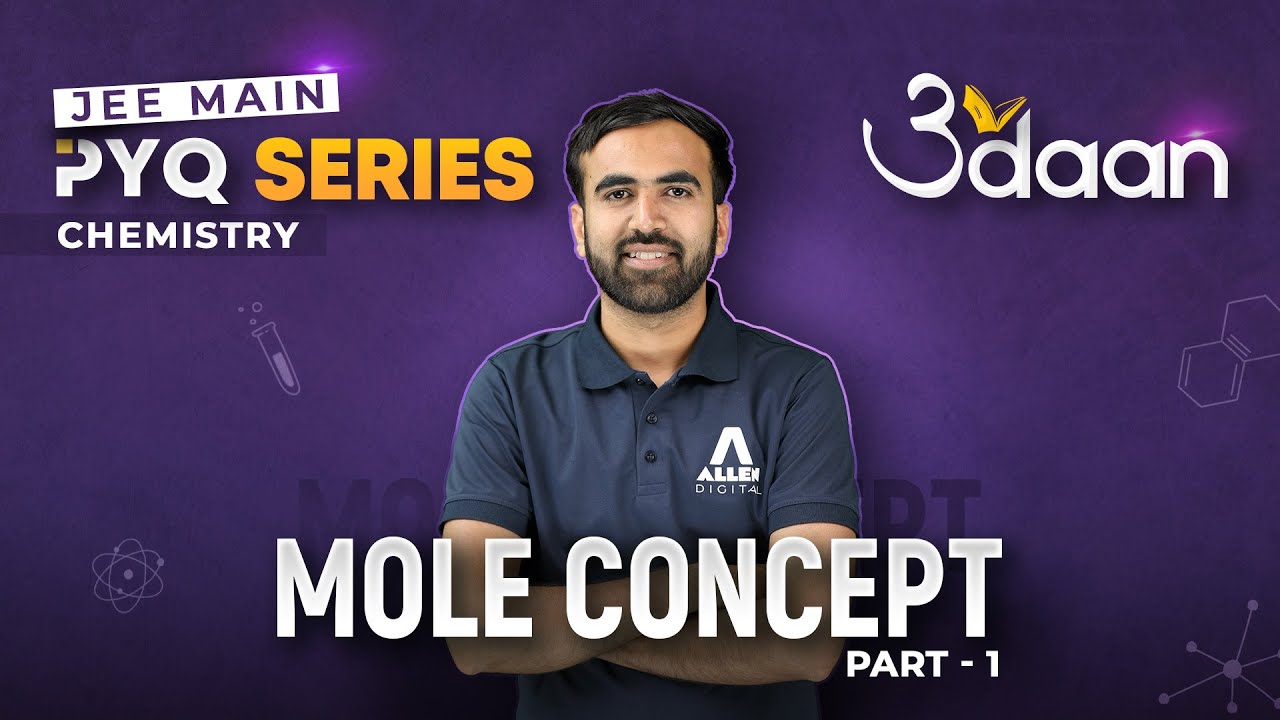 Mole Concept (Part-1) | Previous Year Questions for JEE Main 2024 - Udaan PYQ Series | @ALLENJEE