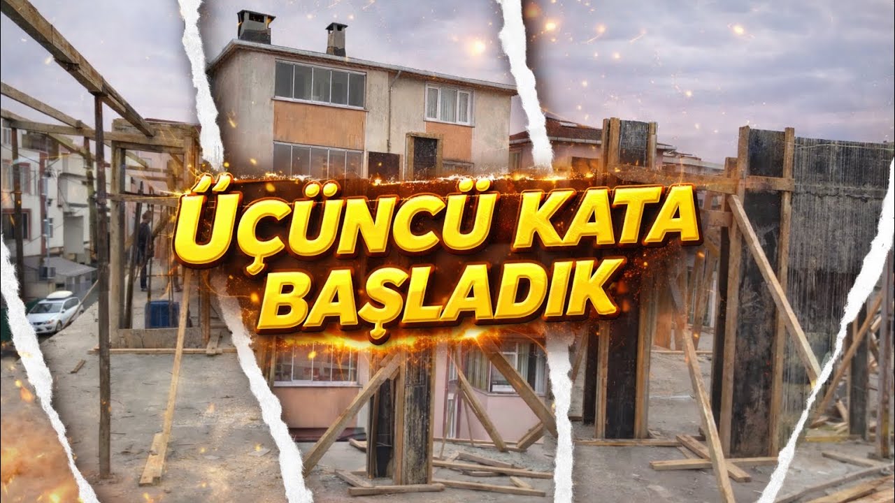 BETON SONRASI SÖKÜ,ÜÇÜNCÜ KATA BAŞLADIK-İNŞAAT VLOG