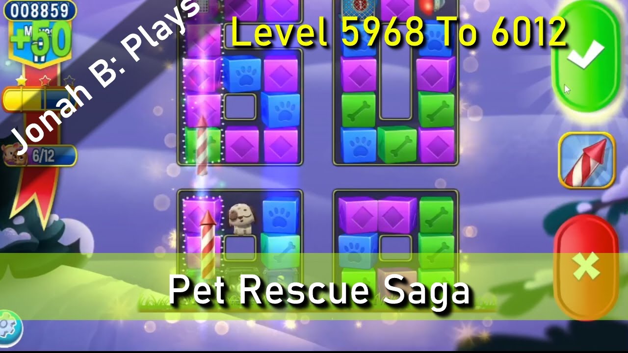 Pet Rescue Saga Level 5968 To 6012